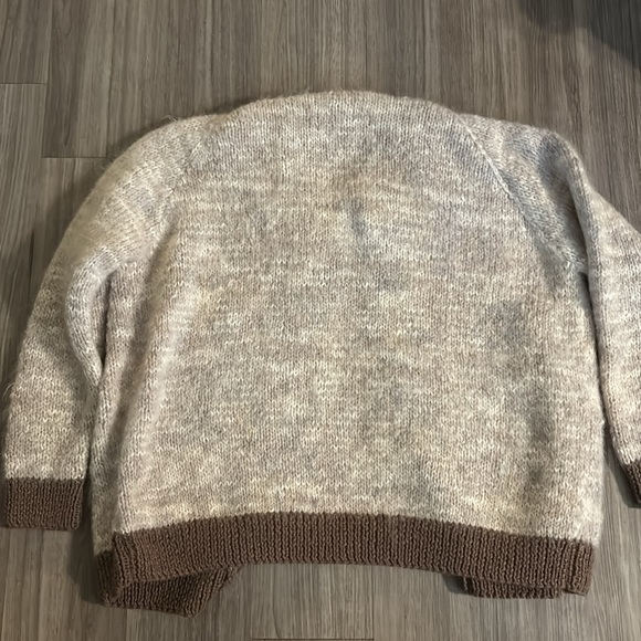 Mo Hair and Wool  sweater! Hand knit by Jack Charney! - Picture 5 of 9